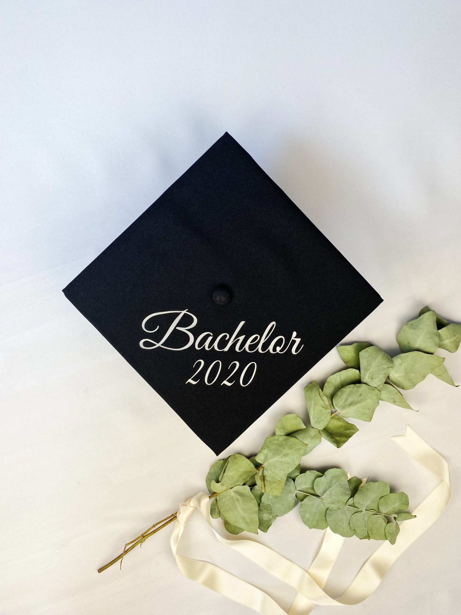 Doktorhut Bachelor Hut "Bachelor 2020" Silber I Bachelor Master