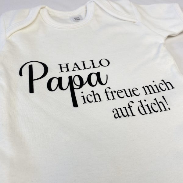 Babybody Babyshirt Schwangerschaftsankündigung