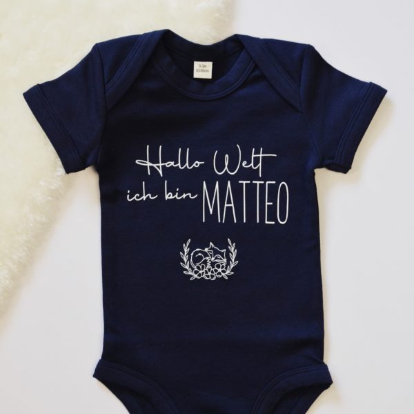 Babybody Babyshirt Babyankündigung Geburtsankündigung